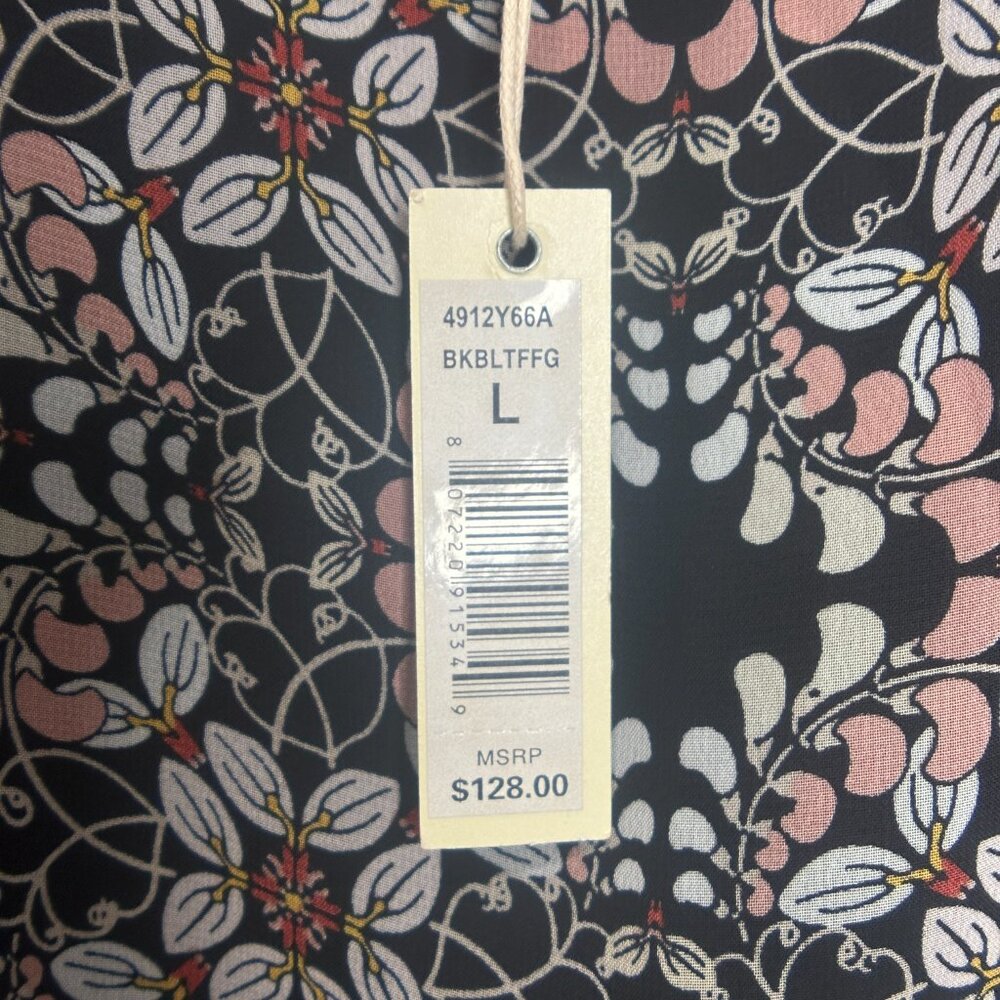EUC Max Studio Women's Floral Dress w/tags Size L - Picture 6 of 13